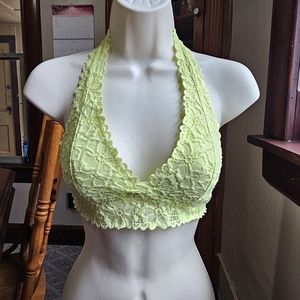 Neon yellow bra